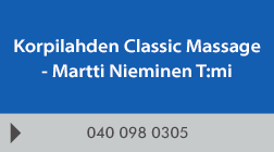 Korpilahden Classig Massage Tmi Martti Nieminen logo